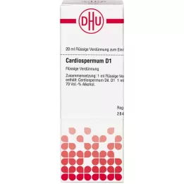 CARDIOSPERMUM D 1 riedenie, 20 ml