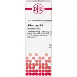 ALLIUM CEPA D 8 riedenie, 20 ml