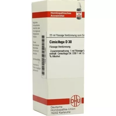 CIMICIFUGA D 30 riedenie, 20 ml