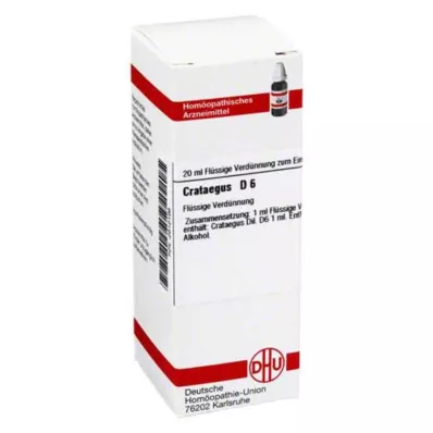 CRATAEGUS D 6 riedenie, 20 ml CRATAEGUS D 6 riedenie, 20 ml