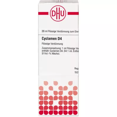 CYCLAMEN D 4 riedenie, 20 ml