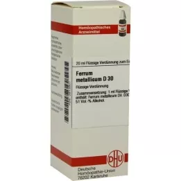 FERRUM METALLICUM D 30 riedenie, 20 ml