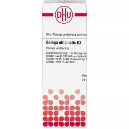 GALEGA officinalis D 3 riedenie, 20 ml