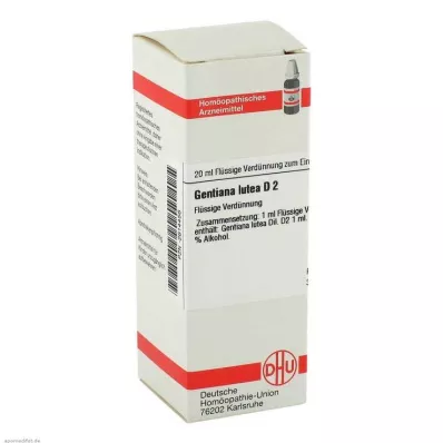 GENTIANA LUTEA D 2 riedenie, 20 ml GENTIANA LUTEA D 2 riedenie, 20 ml