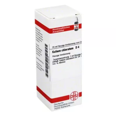 KALIUM CHLORATUM D 4 riedenie, 20 ml KALIUM CHLORATUM D 4 riedenie, 20 ml