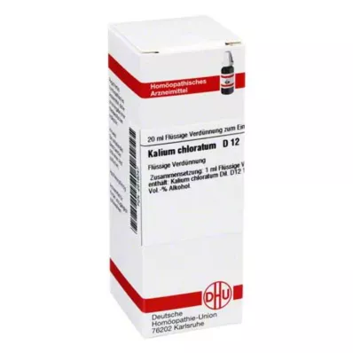 KALIUM CHLORATUM D 12 riedenie, 20 ml