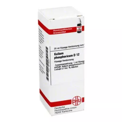 KALIUM PHOSPHORICUM D 12 riedenie, 20 ml