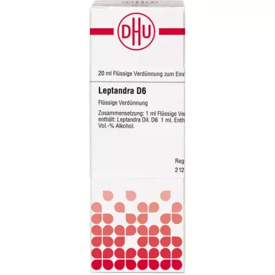LEPTANDRA D 6 riedenie, 20 ml
