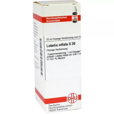 LOBELIA INFLATA D 30 riedenie, 20 ml LOBELIA INFLATA D 30 riedenie, 20 ml