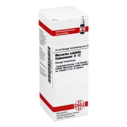 MERCURIUS SOLUBILIS Hahnemanni D 12 riedenie, 20 ml
