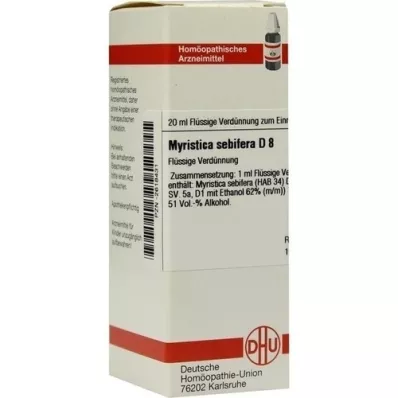 MYRISTICA SEBIFERA D 8 riedenie, 20 ml