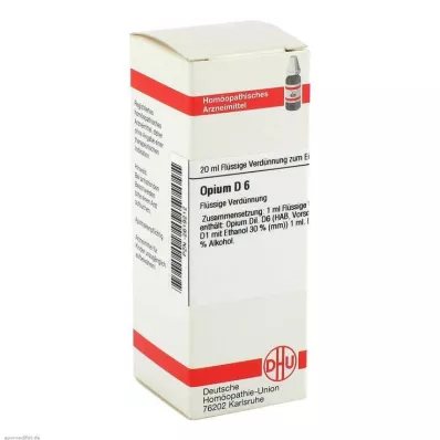 OPIUM D 6 riedenie, 20 ml OPIUM D 6 riedenie, 20 ml