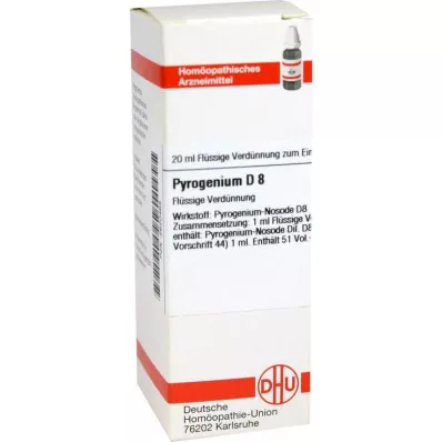 PYROGENIUM D 8 riedenie, 20 ml