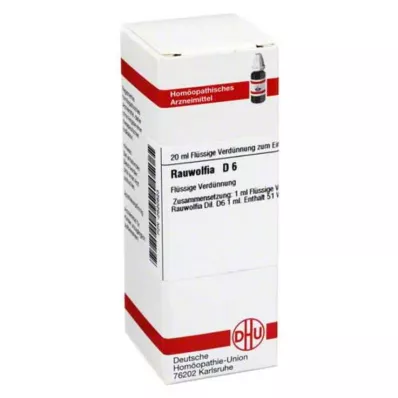 RAUWOLFIA D 6 riedenie, 20 ml