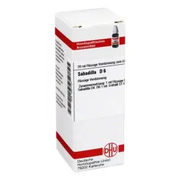 SABADILLA D 6 riedenie, 20 ml