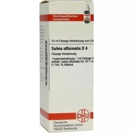 SALVIA OFFICINALIS D 4 riedenie, 20 ml