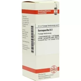 SARSAPARILLA D 2 riedenie, 20 ml