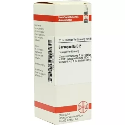 SARSAPARILLA D 2 riedenie, 20 ml