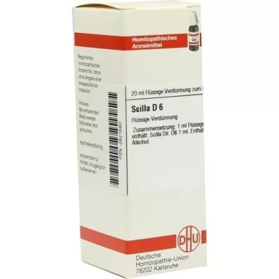 SCILLA D 6 riedenie, 20 ml