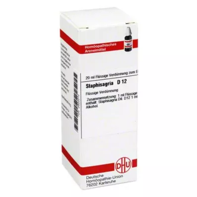 STAPHISAGRIA D 12 riedenie, 20 ml