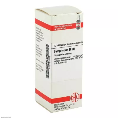 SYMPHYTUM D 30 riedenie, 20 ml SYMPHYTUM D 30 riedenie, 20 ml