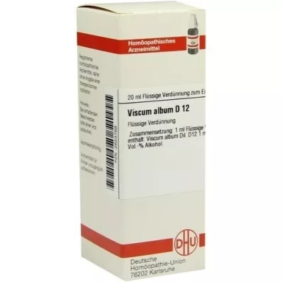 VISCUM ALBUM D 12 riedenie, 20 ml