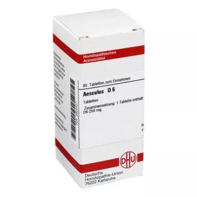 AESCULUS D 6 tabliet, 80 kapsúl AESCULUS D 6 tabliet, 80 kapsúl