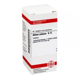 ALLIUM SATIVUM D 12 tabliet, 80 kapsúl