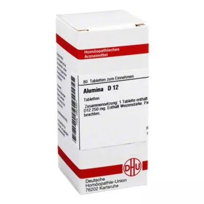 ALUMINA D 12 tabliet, 80 kapsúl ALUMINA D 12 tabliet, 80 kapsúl