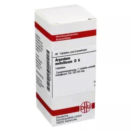 ARGENTUM METALLICUM D 6 tabliet, 80 kapsúl