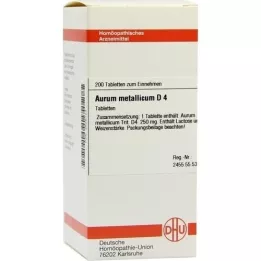 AURUM METALLICUM D 4 tablety, 200 kapsúl