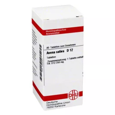 AVENA SATIVA D 12 tabliet, 80 kapsúl