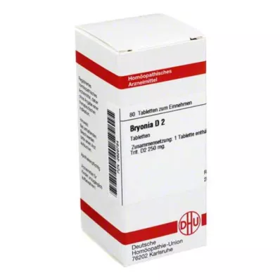 BRYONIA D 2 tablety, 80 kapsúl