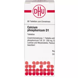 CALCIUM PHOSPHORICUM D 1 tablety, 80 kapsúl