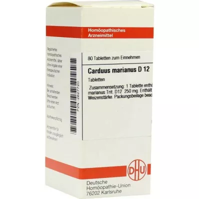 CARDUUS MARIANUS D 12 tabliet, 80 kapsúl CARDUUS MARIANUS D 12 tabliet, 80 kapsúl