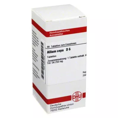 ALLIUM CEPA D 6 tabliet, 80 kapsúl
