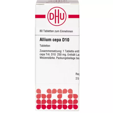 ALLIUM CEPA D 10 tabliet, 80 kapsúl