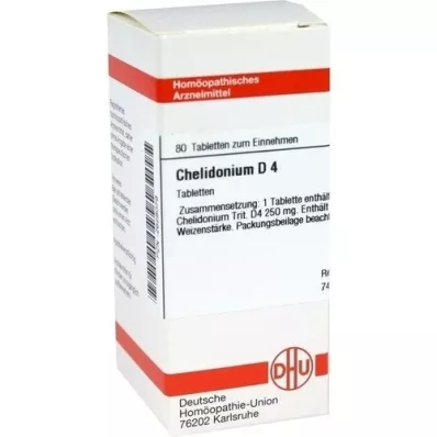 CHELIDONIUM D 4 tablety, 80 kapsúl
