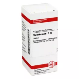 CHOLESTERINUM D 12 tabliet, 80 kapsúl