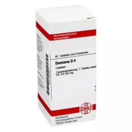 DAMIANA D 4 tablety, 80 kapsúl