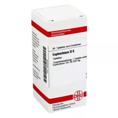 EUPHORBIUM D 6 tabliet, 80 kapsúl