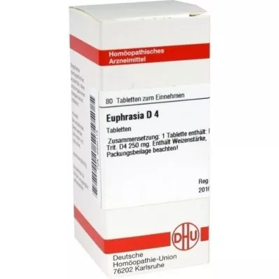 EUPHRASIA D 4 tablety, 80 kapsúl