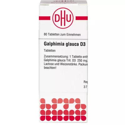 GALPHIMIA GLAUCA D 3 tablety, 80 kapsúl