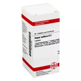 HEPAR SULFURIS D 2 tablety, 80 kapsúl