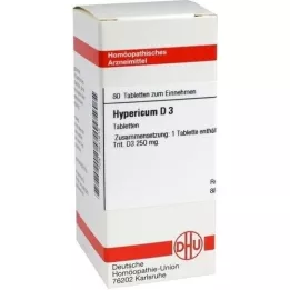 HYPERICUM D 3 tablety, 80 kapsúl