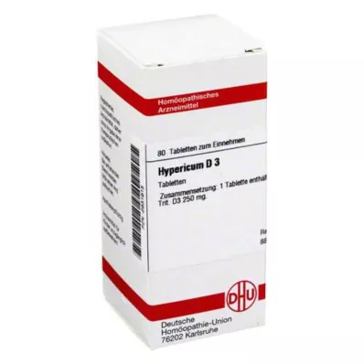 HYPERICUM D 3 tablety, 80 kapsúl