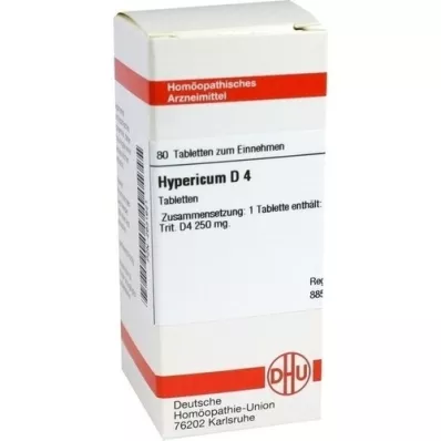 HYPERICUM D 4 tablety, 80 kapsúl