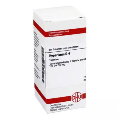 HYPERICUM D 4 tablety, 80 kapsúl