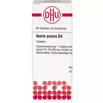 IBERIS AMARA D 4 tablety, 80 kapsúl