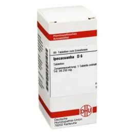 IPECACUANHA D 6 tabliet, 80 kapsúl